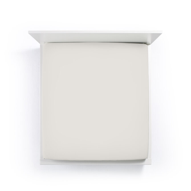 Bella Donna Alto Drap-housse pour boxspring Lits-Jumeaux XL gris perle-0710 200x220-200x240