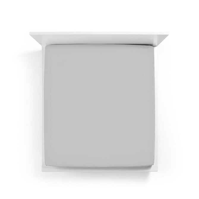 Bella Donna Alto Drap-housse pour boxspring Deux personnes gris brume-0700 140x200-160x220
