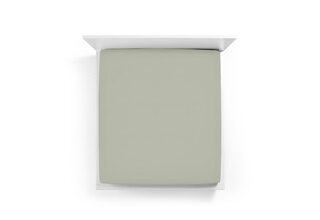 Bella Donna Alto Drap-housse pour boxspring Lit une place et demie gris-vert-0633 120x190-130x220