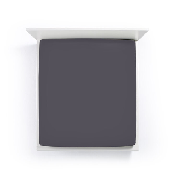 Bella Donna Drap-housse Jersey Une personne anthracite-0213 90/190-100/220