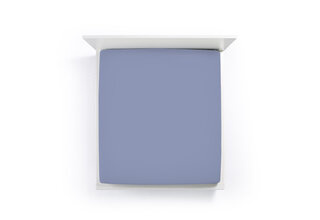 Bella Donna Drap-housse Jersey Deux personnes bleu-gris-0209 140/190-160/220
