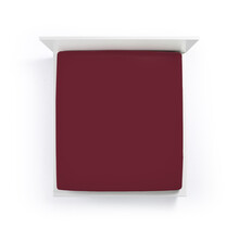 Bella Donna Drap-housse Jersey Lit une place et demie cabernet-0033 120/190-130/220