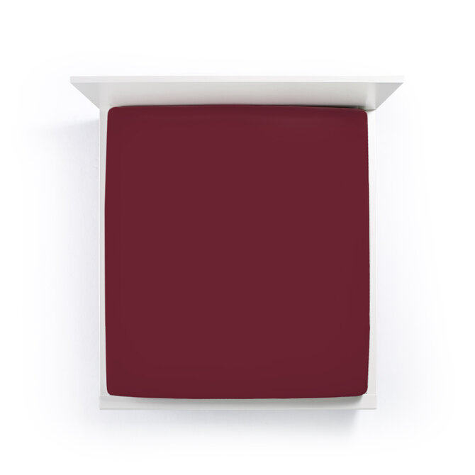 Bella Donna Drap-housse Jersey Lit-jumeaux XL cabernet-0033 200/220-200/240