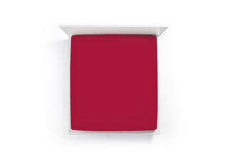 Bella Donna Hoeslaken Jersey Eenpersoons carmijnrood-0188 90/190-100/220