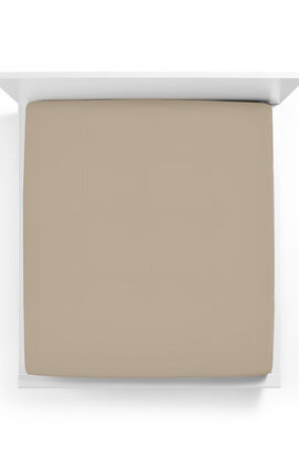 Bella Donna Drap-housse Jersey Deux personnes champagne-0711 140/190-160/220