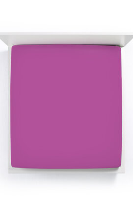 Bella Donna Hoeslaken Jersey Eenpersoons fuchsia-0540 70/190-80/220