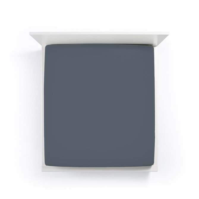 Bella Donna Drap-Housse Jersey Une Place graphite-0220 70/190-80/220