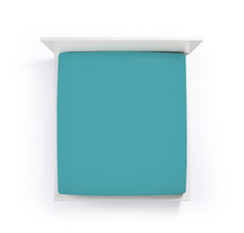 Bella Donna Drap-housse Jersey Simple bleu glacier-0302 90/190-100/220