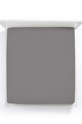Bella Donna Drap-housse Jersey Deux personnes gris clair-0215 140/190-160/220