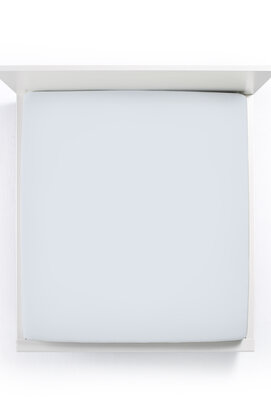 Bella Donna Drap-housse Jersey Deux personnes gris clair-0703 140/190-160/220