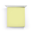 Bella Donna Bella Donna Drap-housse Jersey Lit une place et demie citron vert-0531 120/190-130/220