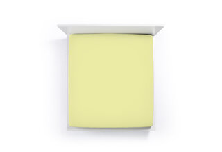 Bella Donna Drap-housse Jersey Lit une place et demie citron vert-0531 120/190-130/220