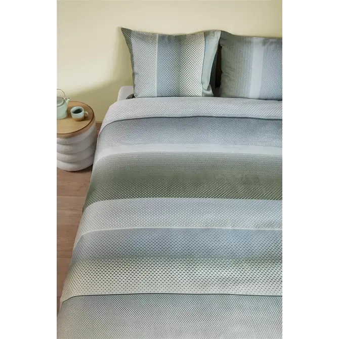 Beddinghouse Mels Housse de Couette Gris Vert 200x200/220