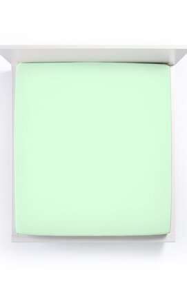 Bella Donna Drap-Housse Jersey Simple menthe-0524 70/190-80/220