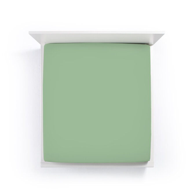 Bella Donna Drap-housse Jersey Petit lit double olive-0533 120/190-130/220