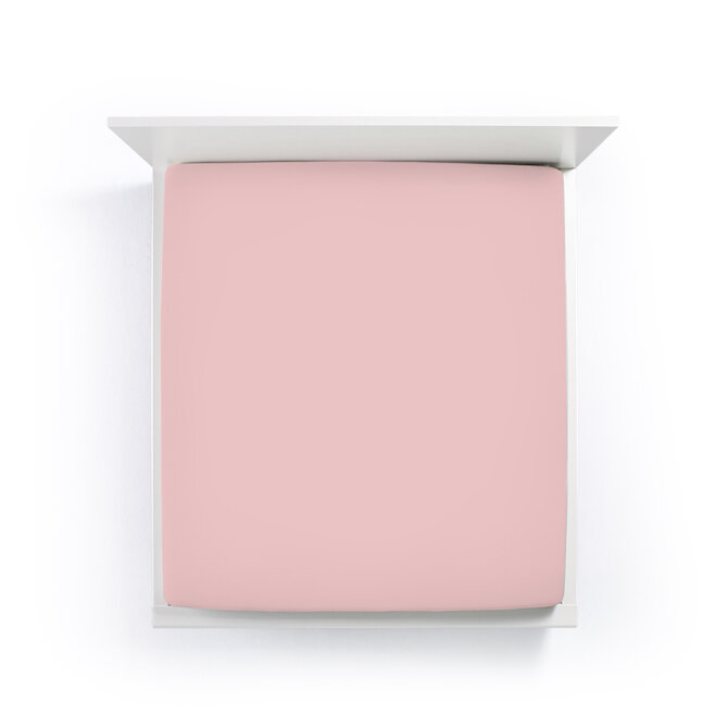 Bella Donna Drap-housse Jersey Lit-jumeaux XL vieux rose-0565 200/220-200/240