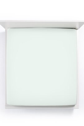 Bella Donna Drap-housse Jersey Deux personnes vert pastel-0629 140/190-160/220