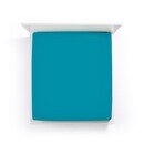 Bella Donna Bella Donna Drap-housse Jersey Lits-jumeaux pétrole-0545 180/200-200/220