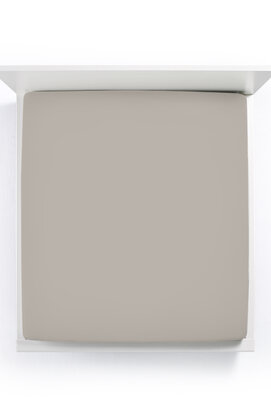 Bella Donna Drap-housse Jersey Deux personnes platine-0125 140/190-160/220