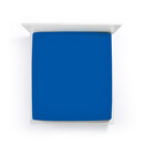 Bella Donna Bella Donna Drap-housse Jersey Lit-jumeaux XL bleu royal-0183 200/220-200/240
