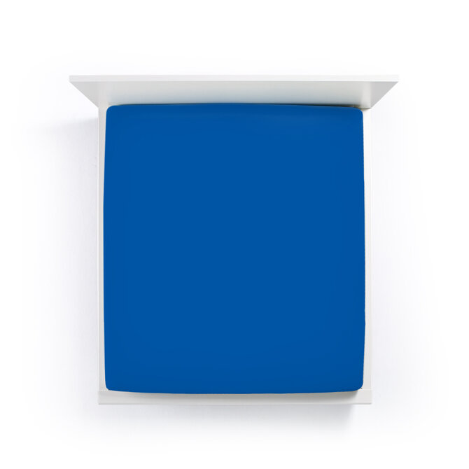 Bella Donna Drap-housse Jersey Lit-jumeaux XL bleu royal-0183 200/220-200/240