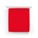Bella Donna Bella Donna Drap-housse Jersey Deux personnes rouge-0185 140/190-160/220