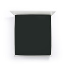 Bella Donna Bella Donna Drap-housse Jersey Lit une place et demie noir-0101 120/190-130/220