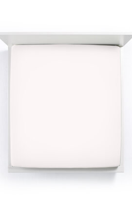 Bella Donna Drap-housse Jersey Deux personnes blanc laine-0114 140/190-160/220