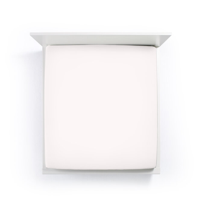 Bella Donna Drap-housse Jersey Lits-jumeaux XL blanc laine-0114 200/220-200/240