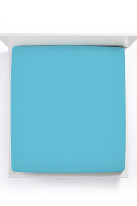 Bella Donna Hoeslaken Jersey Twijfelaar turquoise-0301 120/190-130/220