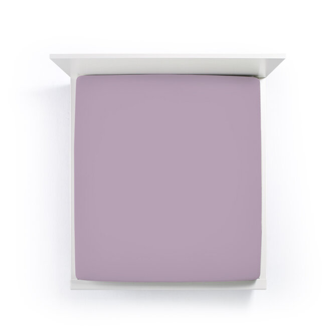 Bella Donna Drap-housse Jersey Lit une place et demie améthyste-0528 120/190-130/220