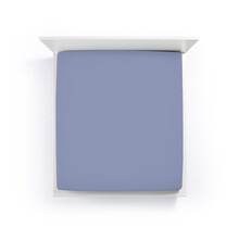 Bella Donna Jersey La Piccola Duo 1 Splittopperhoeslaken 200x210-220 cm blauwgrijs-0209