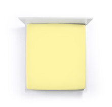 Bella Donna Jersey La Piccola Duo 1 Splittopperhoeslaken 180x190-200 cm lichtgeel-0091