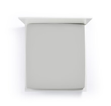 Bella Donna Jersey La Piccola Duo 2 Splittopperhoeslaken 200x210-220 cm cement-0219