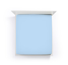 Bella Donna Jersey La Piccola Duo 2 Splittopperhoeslaken 200x190-200 cm lichtblauw-0522