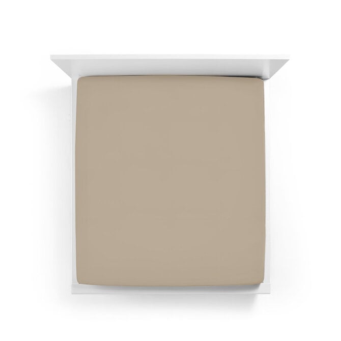 Bella Donna Jersey La Piccola Duo 2 Splittopperhoeslaken 200x210-220 cm champagne-0711 Bella Donna Jersey La Piccola Duo 2 Splittopperhoeslaken 200x210-220 cm champagne-0711
