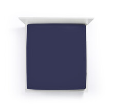 Bella Donna Jersey La Piccola Duo 2 Splittopperhoeslaken 140x210-220 cm marine-0507