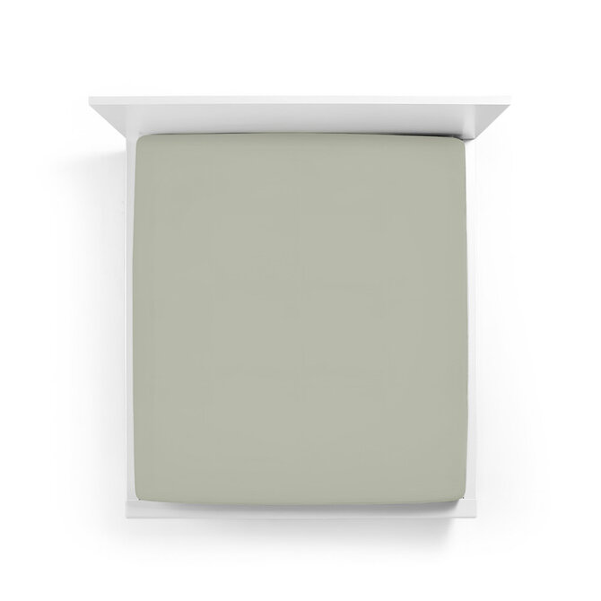 Bella Donna Drap-housse Jersey Simple gris-vert-0633 90/190-100/220