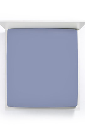 Bella Donna Alto Drap-housse pour sommier Lits-Jumeaux bleu-gris-0209 180x190-200x220
