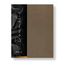 Dommelin Drap Uni Percale 200TC 574 Cappuccino 270x300 cm