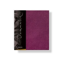 Dommelin Kussensloop Uni Satijn 300TC 582 Aubergine 60x70