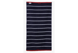 Carl Ross Serviette de Sauna 17300 Blanc Cassé/Bleu Nuit 70x200