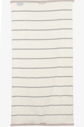 Carl Ross Serviette de Sauna 17300 Argent/Blanc cassé 70x200