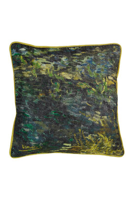 Coussin décoratif Beddinghouse x Van Gogh Paintbrush vert 45x45