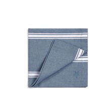 Serviette Marc O' Polo Lovon 45x45 bleu fumée