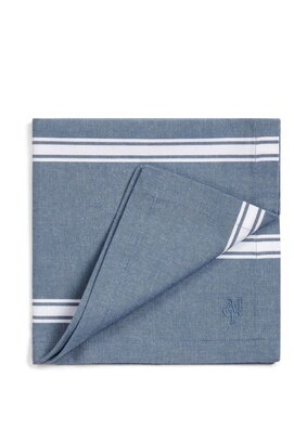 Serviette Marc O' Polo Lovon 45x45 bleu fumée