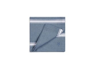 Serviette Marc O' Polo Lovon 45x45 bleu fumée
