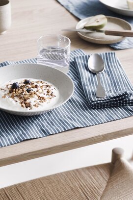 Marc O' Polo placemat Tentstra 33x45 smoke-blue