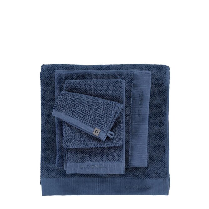 Essenza Connect Organic Uni Gant de Toilette Bleu 16x22
