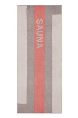 Cawö Serviette de sauna rayures 80x200 corail